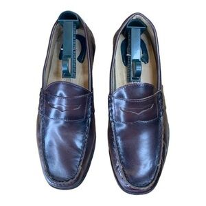 Nunn Bush Leather Penny Loafers Mens Size 9.5 Dark Brown Penny Loafers